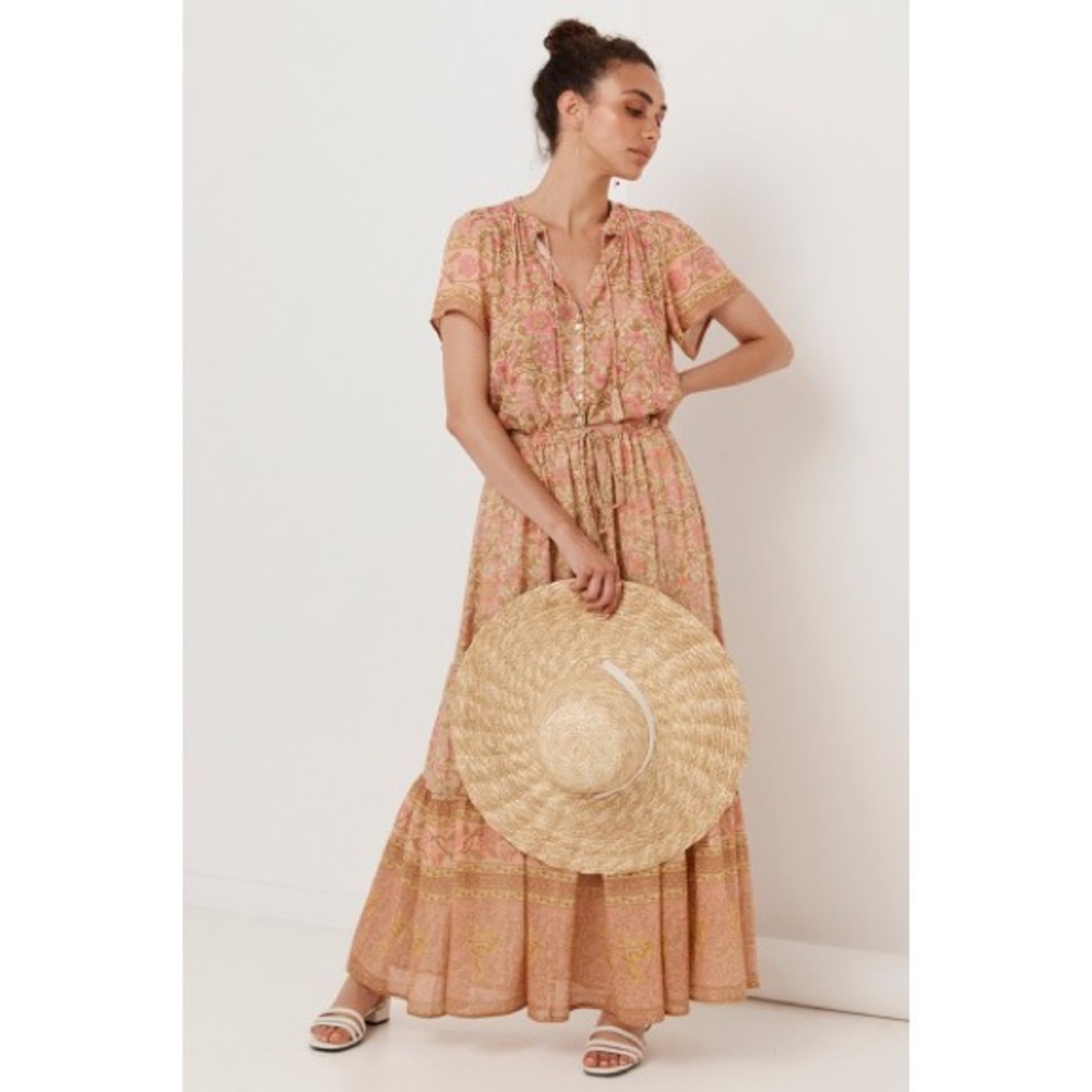 Spell Love Story Tiered Maxi Skirt